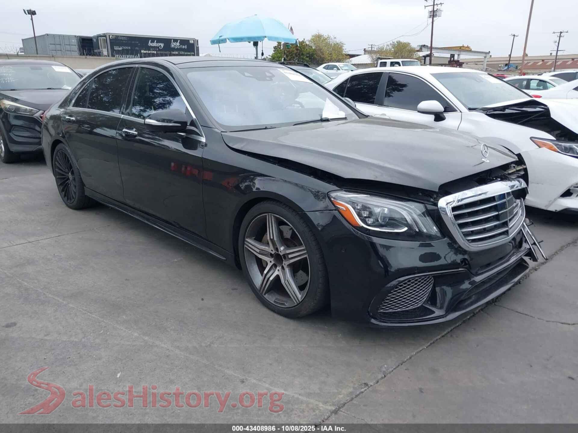 2018 MERCEDES-BENZ S-CLASS — VIN WDDUG8DB1JA406748