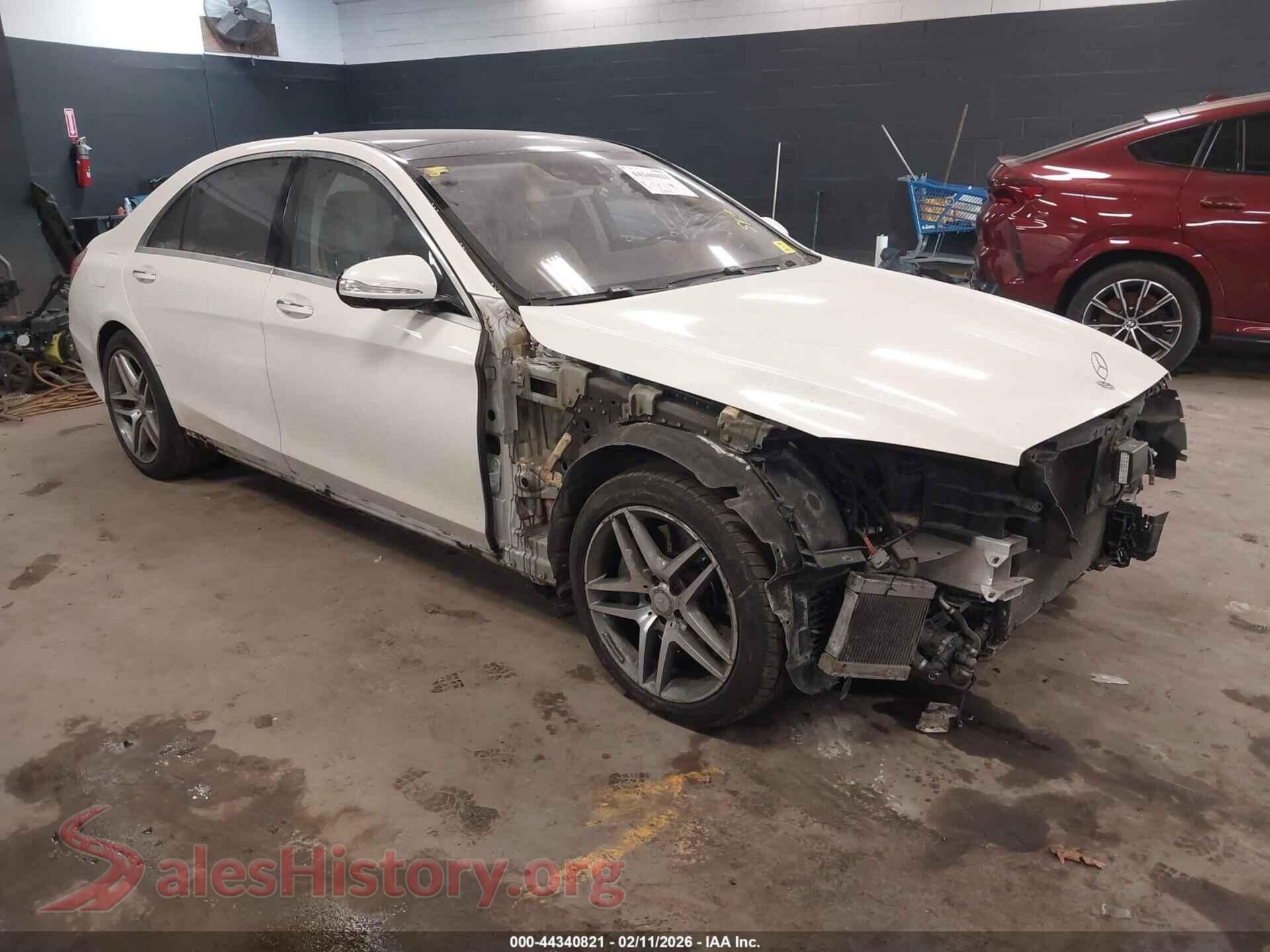 2016 MERCEDES-BENZ S 550 — VIN WDDUG8FB1GA207947