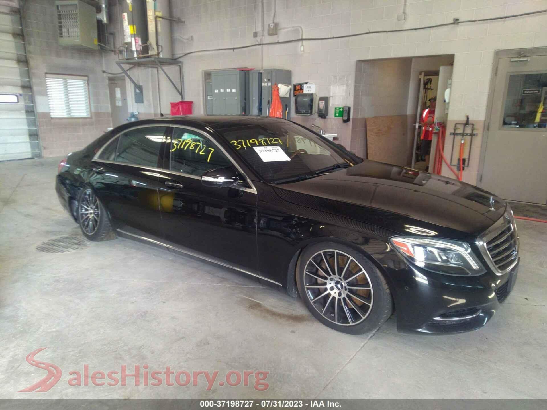 2015 MERCEDES-BENZ S-CLASS — VIN WDDUG8FB6FA134332