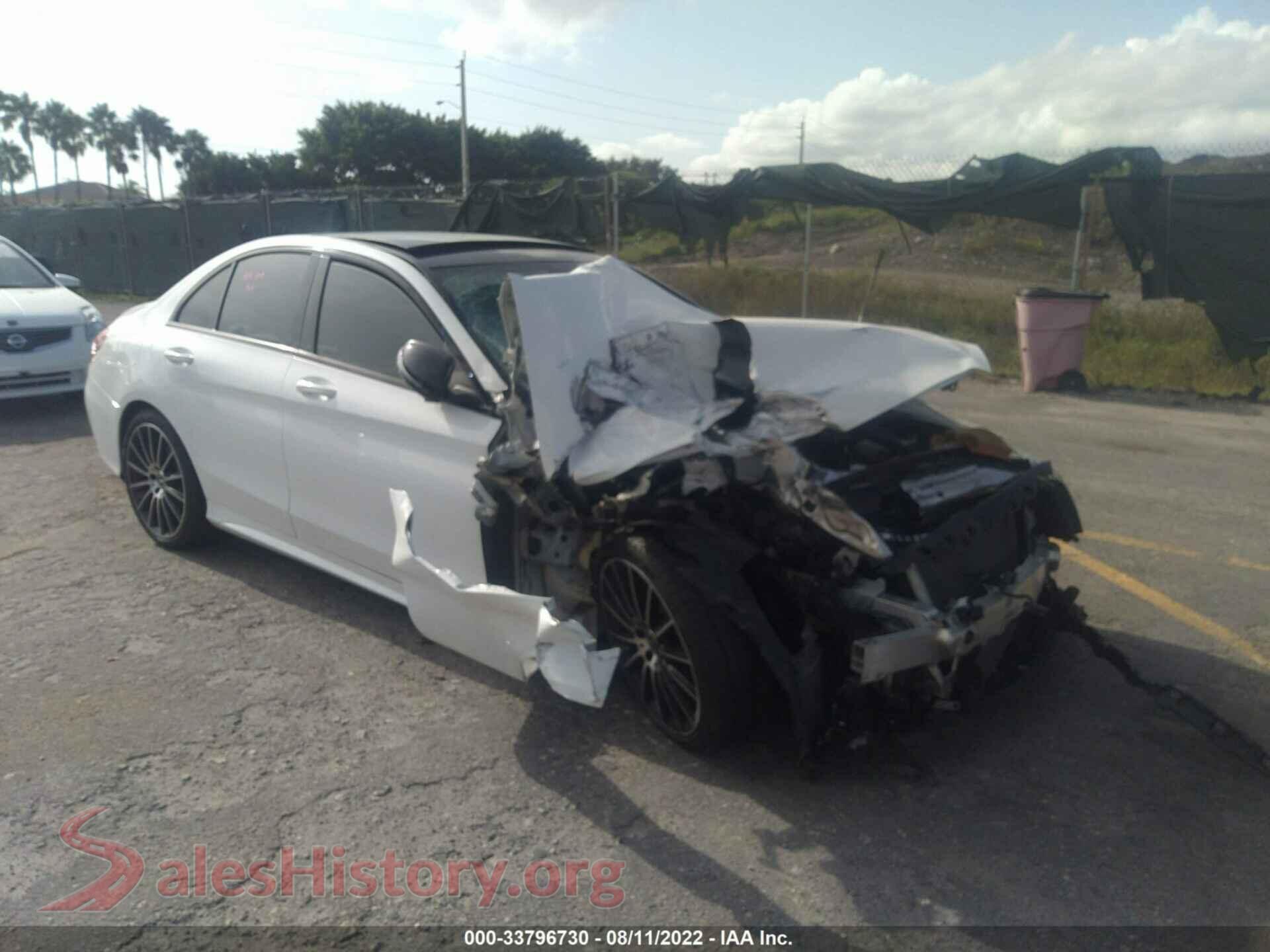 2018 MERCEDES-BENZ C-CLASS — VIN WDDWF4JB6JR405458