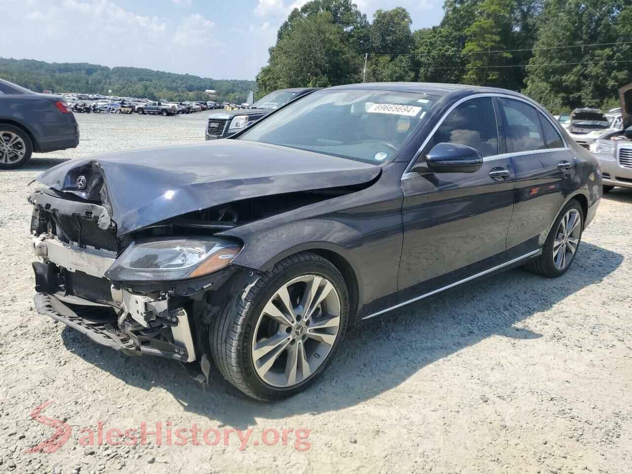 2018 MERCEDES-BENZ C-CLASS — VIN WDDWF4JB7JR324565