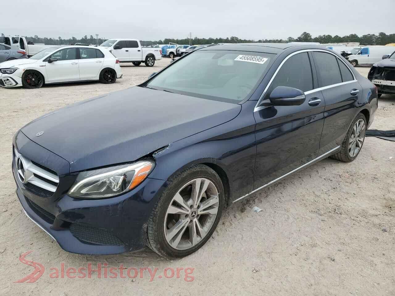 2018 MERCEDES-BENZ C-CLASS — VIN WDDWF4JB7JR329975