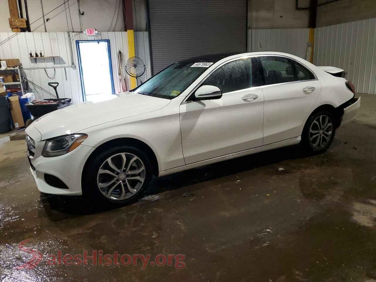 2016 MERCEDES-BENZ C-CLASS — VIN WDDWF4KB6GR144954