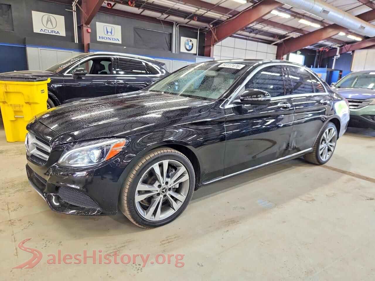 2018 MERCEDES-BENZ C-CLASS — VIN WDDWF4KB7JR365583