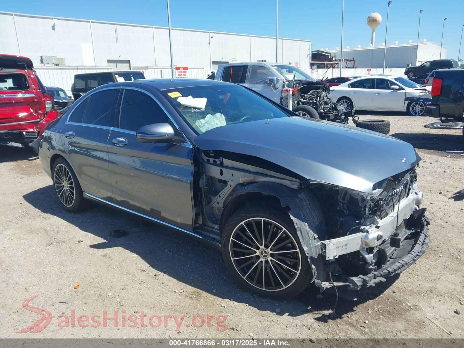 2020 MERCEDES-BENZ C 300 — VIN WDDWF8DB4LR528911