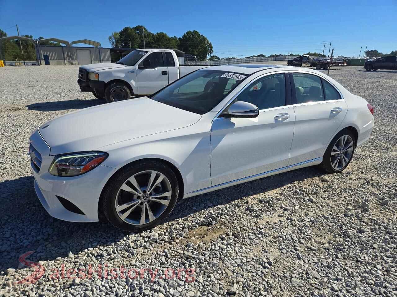 2019 MERCEDES-BENZ C-CLASS — VIN WDDWF8DB9KR461009