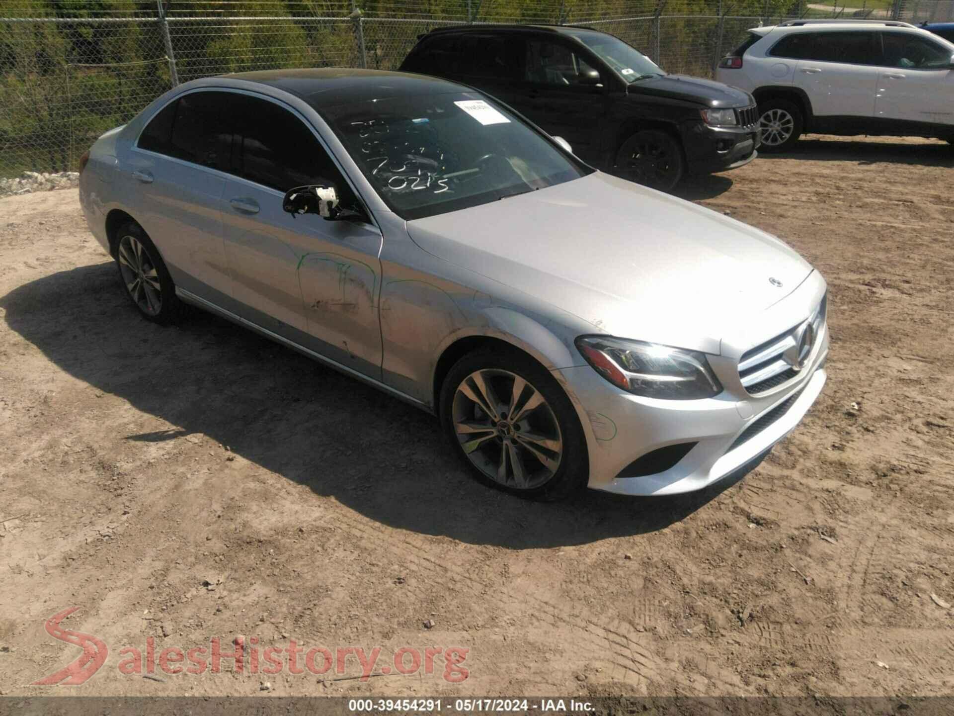 2020 MERCEDES-BENZ C 300 — VIN WDDWF8EB6LR539858