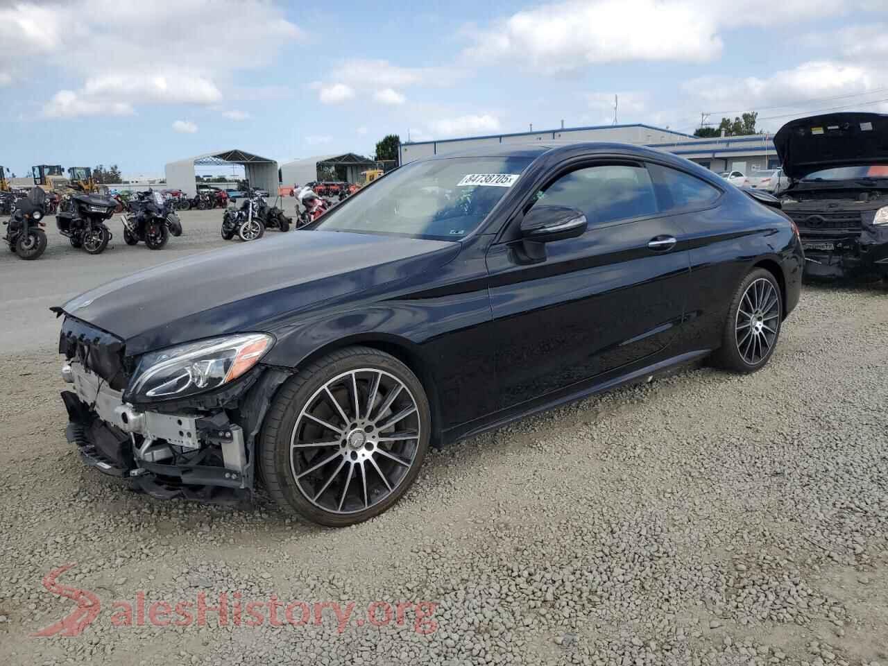 2017 MERCEDES-BENZ C-CLASS — VIN WDDWJ4JB4HF357243