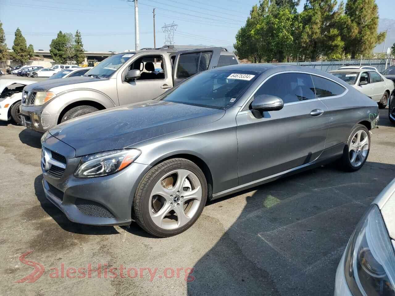 2017 MERCEDES-BENZ C-CLASS — VIN WDDWJ4JB9HF584136