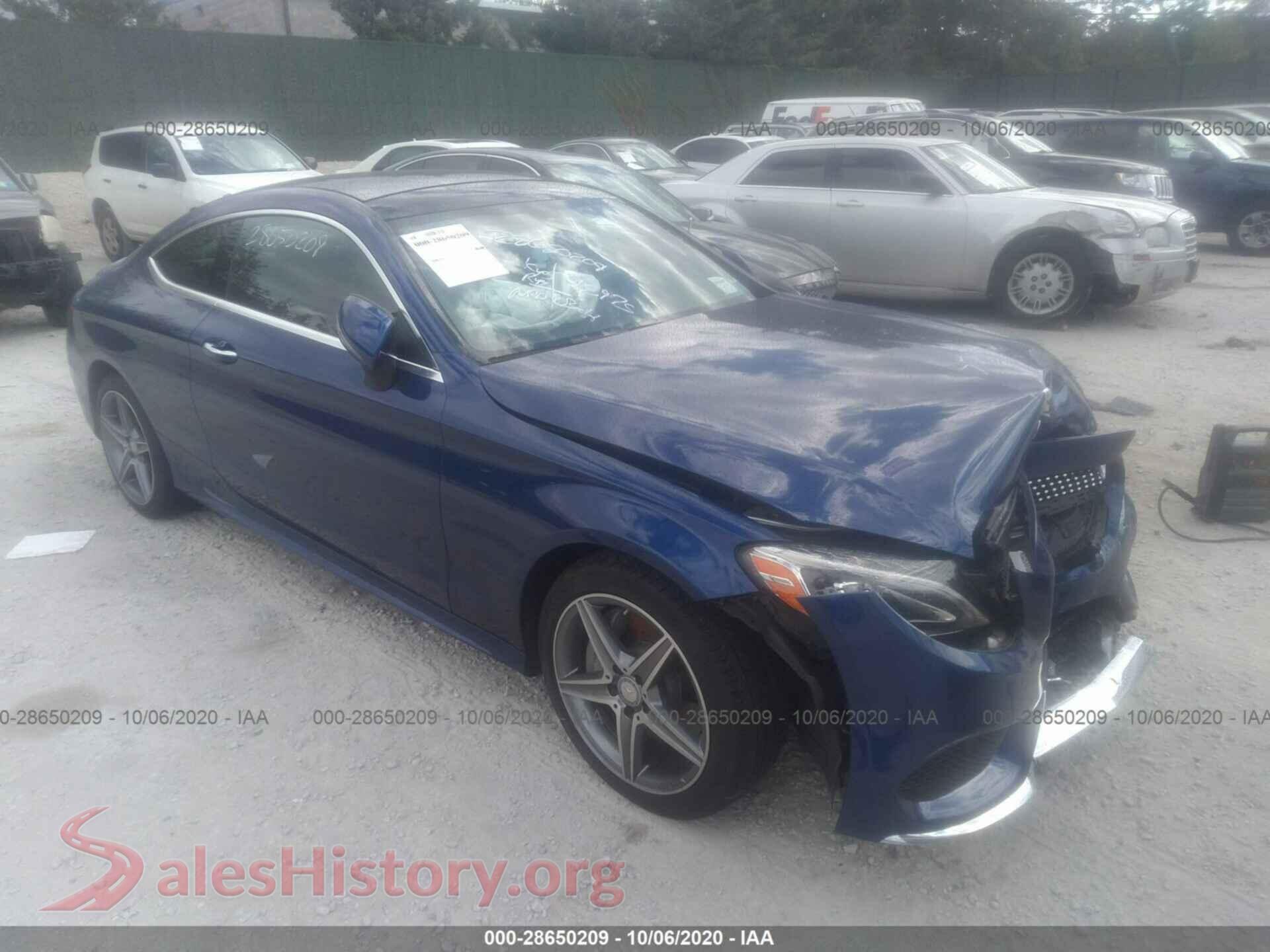 2017 MERCEDES-BENZ C-CLASS — VIN WDDWJ4KB0HF459265