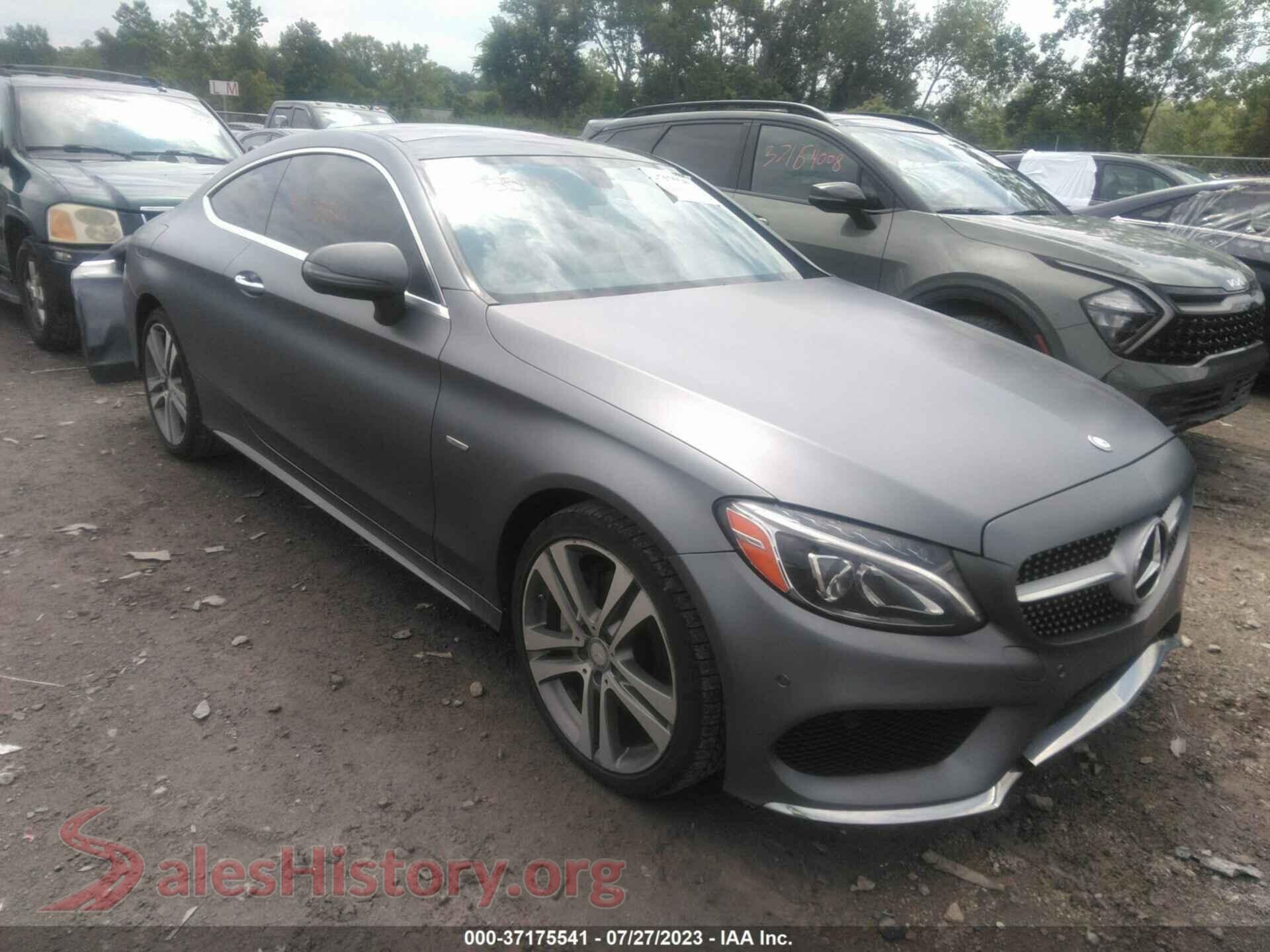 2017 MERCEDES-BENZ C-CLASS — VIN WDDWJ4KB8HF353758