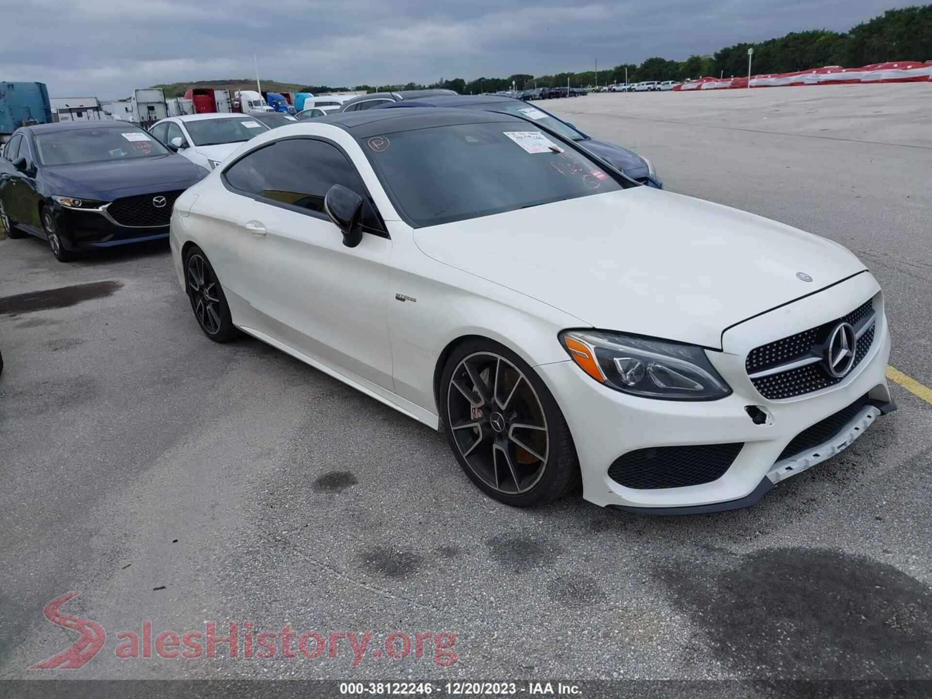 2017 MERCEDES-BENZ AMG C 43 — VIN WDDWJ6EB0HF477935