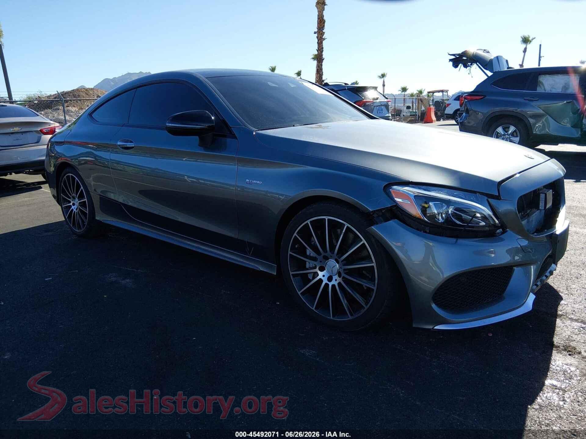 2018 MERCEDES-BENZ AMG C 43 — VIN WDDWJ6EB0JF641593