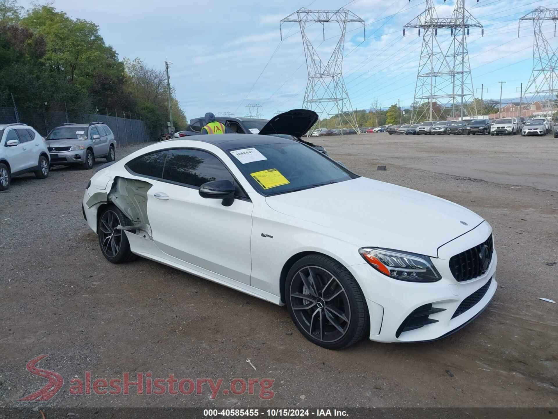 2019 MERCEDES-BENZ AMG C 43 — VIN WDDWJ6EB3KF901020