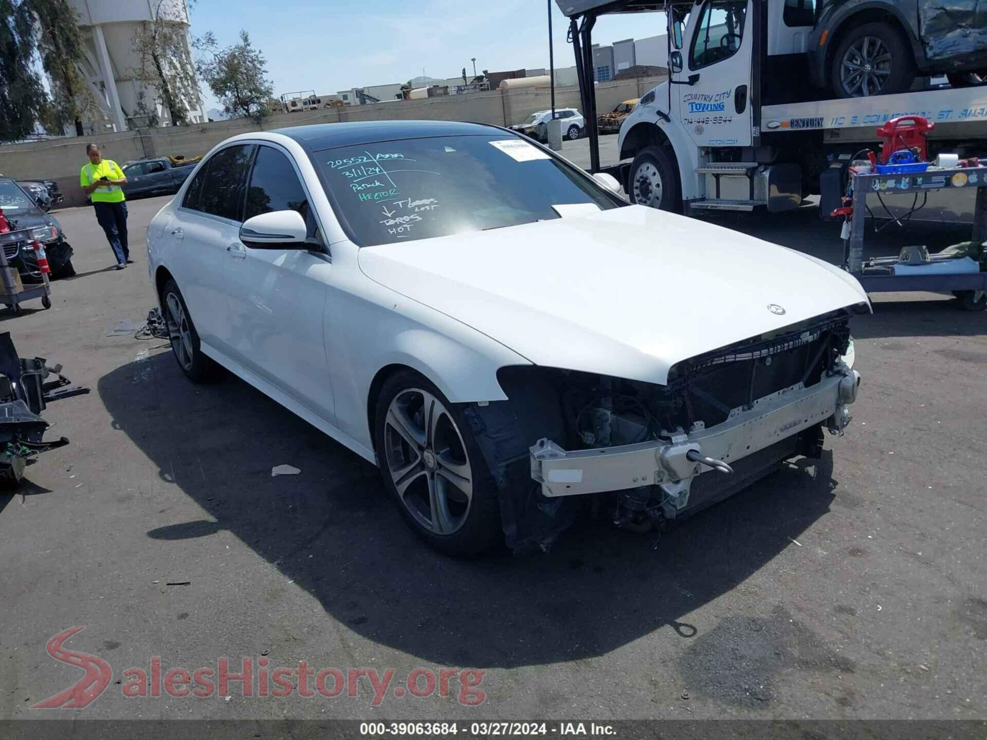 2017 MERCEDES-BENZ E 300 — VIN WDDZF4JBXHA071442
