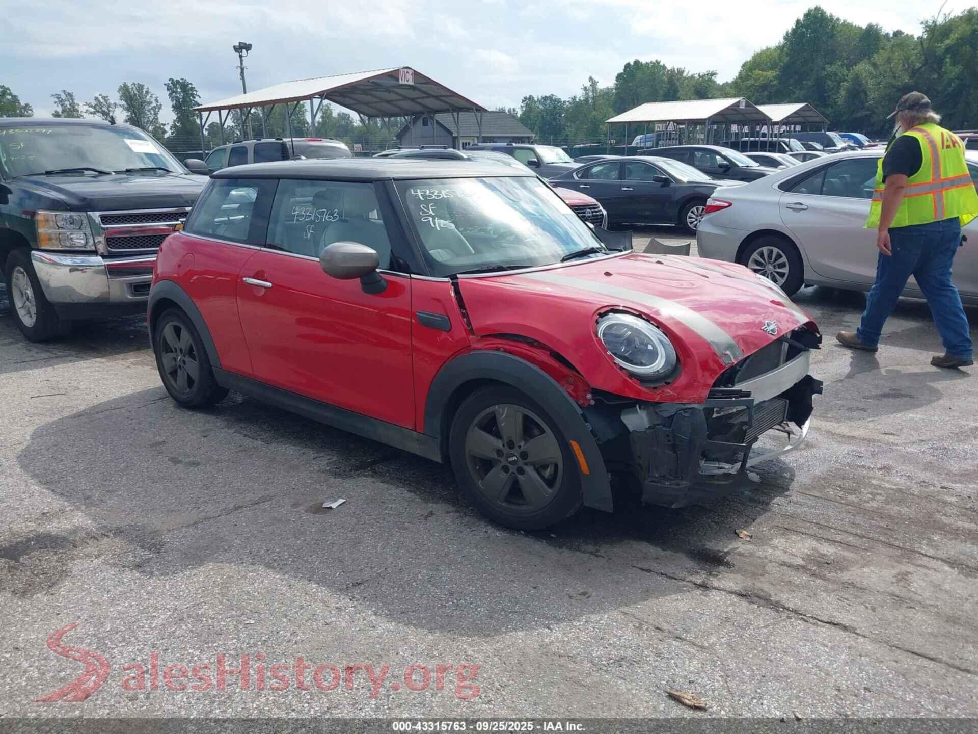 2022 MINI HARDTOP — VIN WMW33DH00N2R91581
