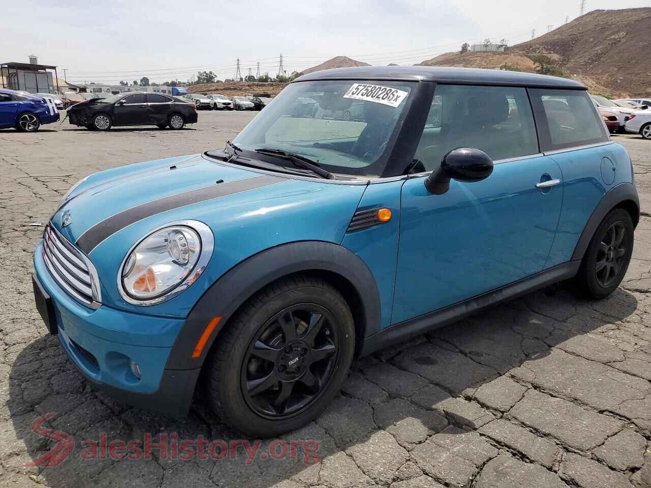 2010 MINI COOPER — VIN WMWMF3C54ATU76189