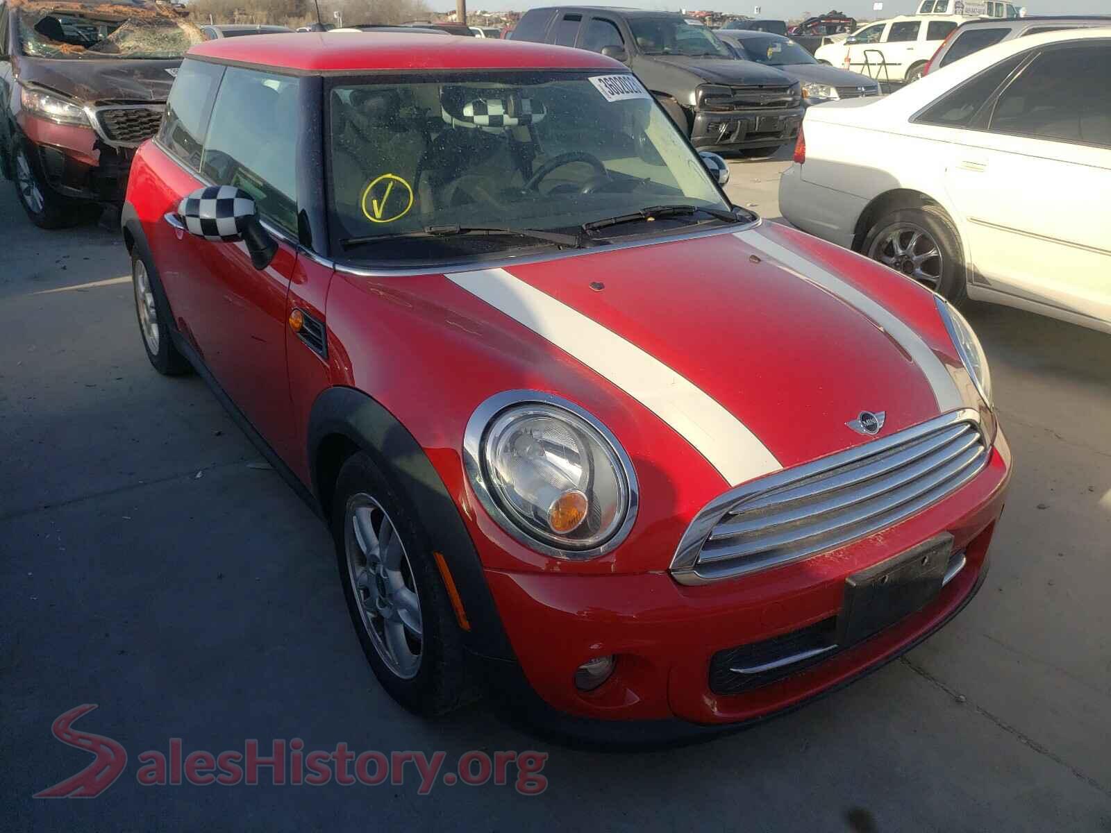 2013 MINI COOPER — VIN WMWSU3C59DT371066