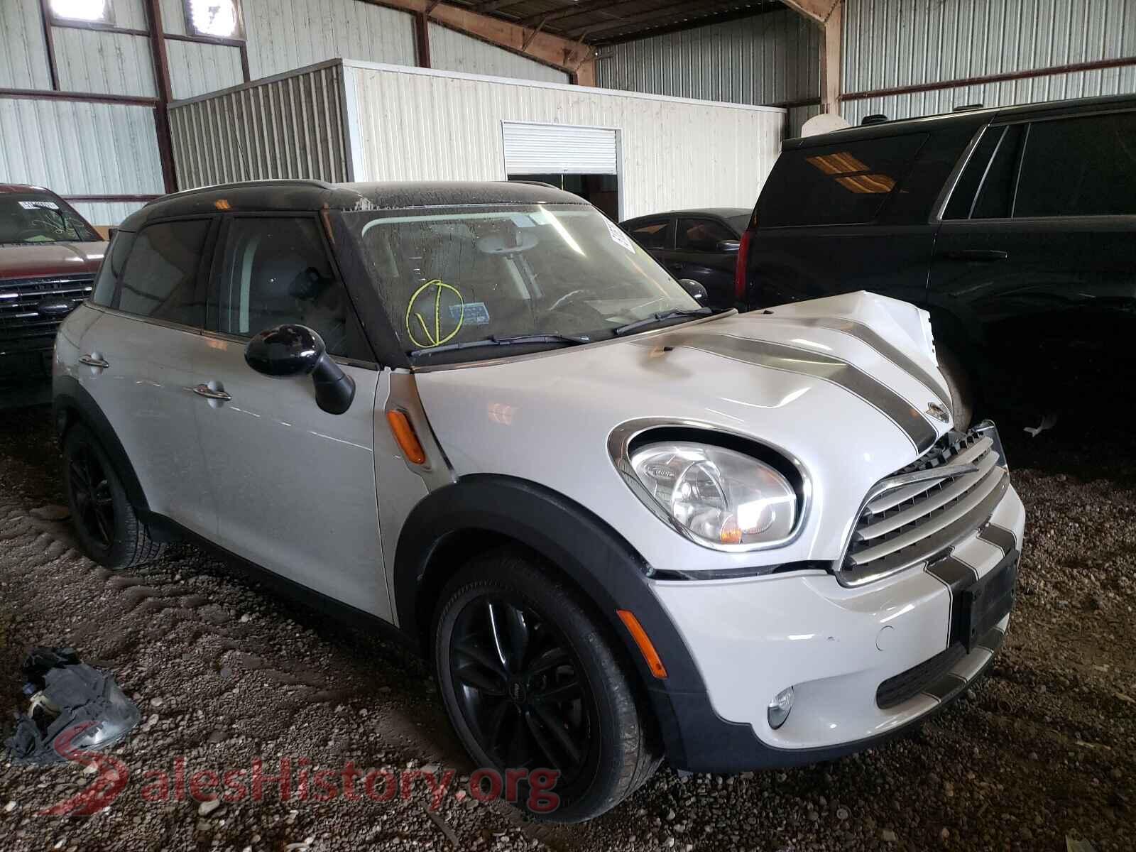 2012 MINI COOPER — VIN WMWZB3C50CWM04814