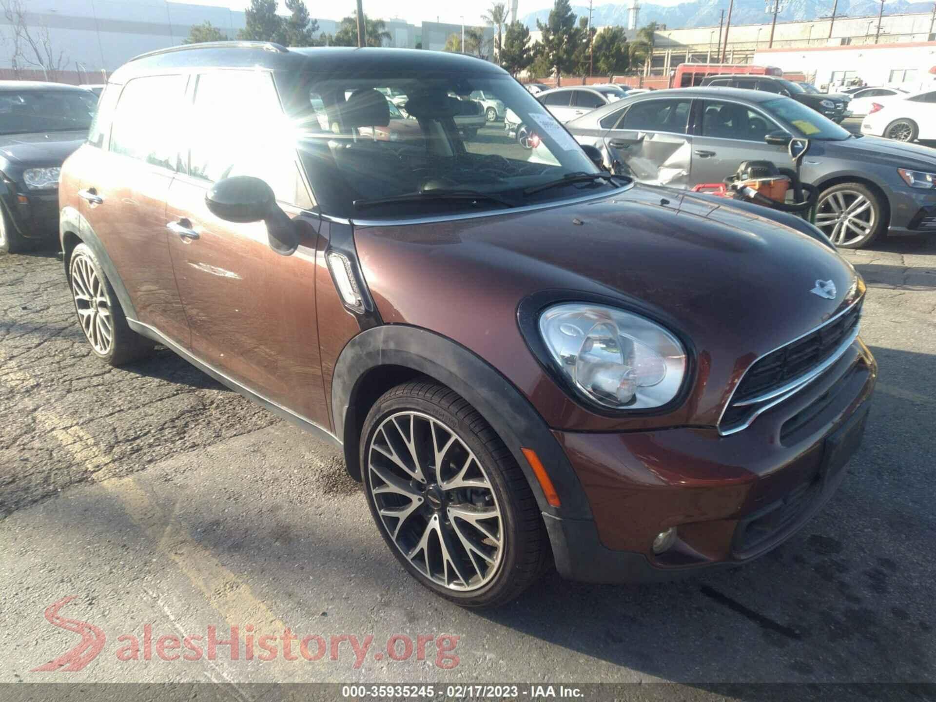 2015 MINI COOPER COUNTRYMAN — VIN WMWZC3C56FWT04217