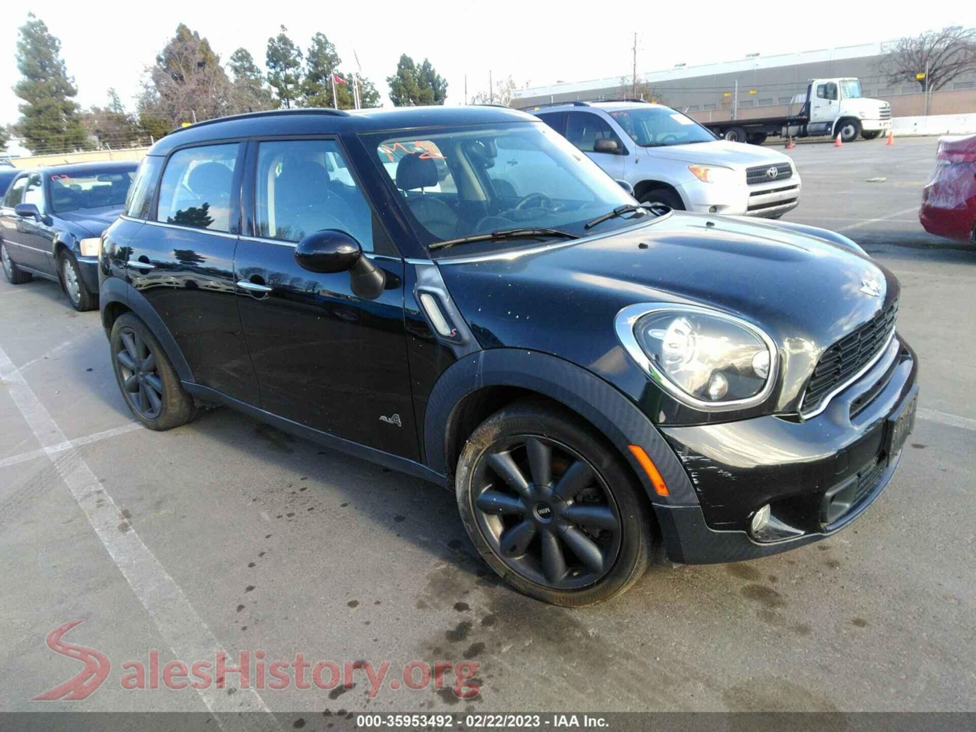 2012 MINI COOPER COUNTRYMAN — VIN WMWZC5C53CWL60669