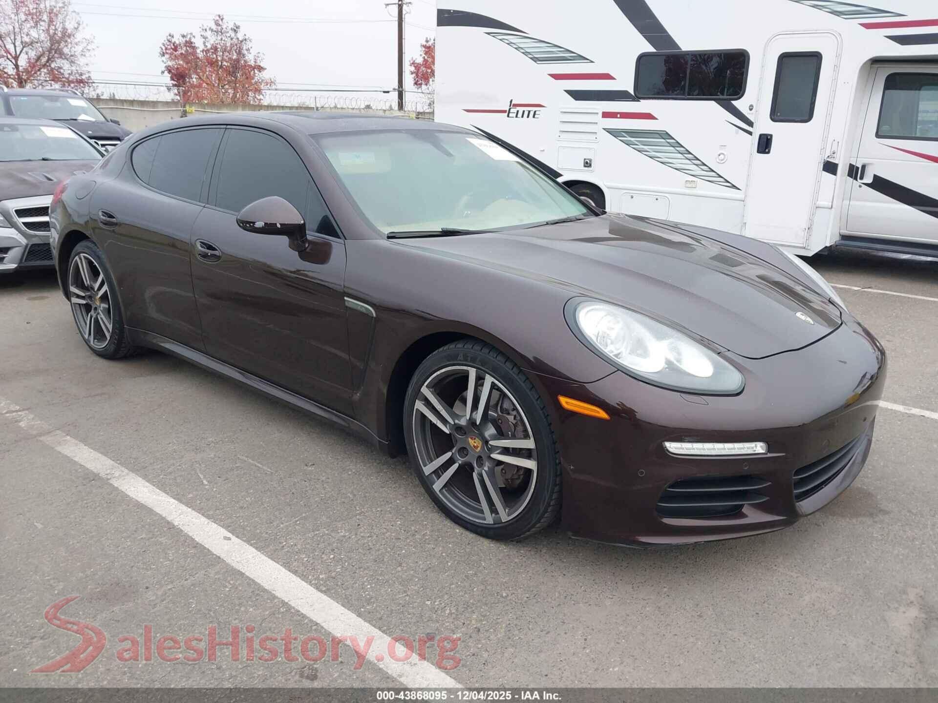 2014 PORSCHE PANAMERA — VIN WP0AA2A76EL014077