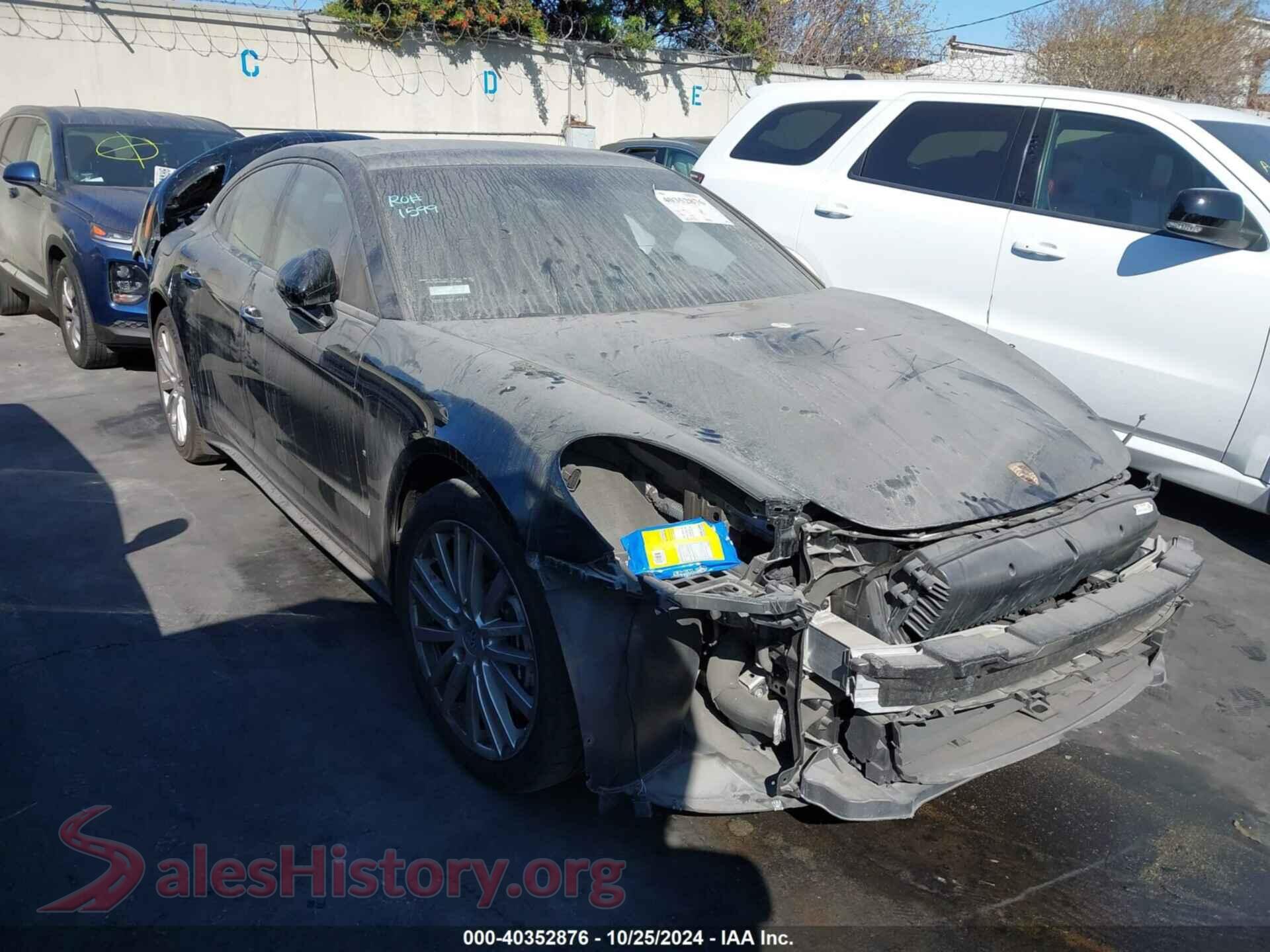 2019 PORSCHE PANAMERA — VIN WP0AA2A76KL100789