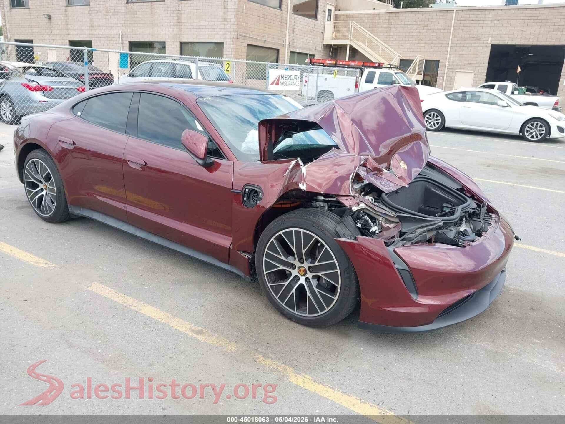 2022 PORSCHE TAYCAN — VIN WP0AA2Y19NSA17114
