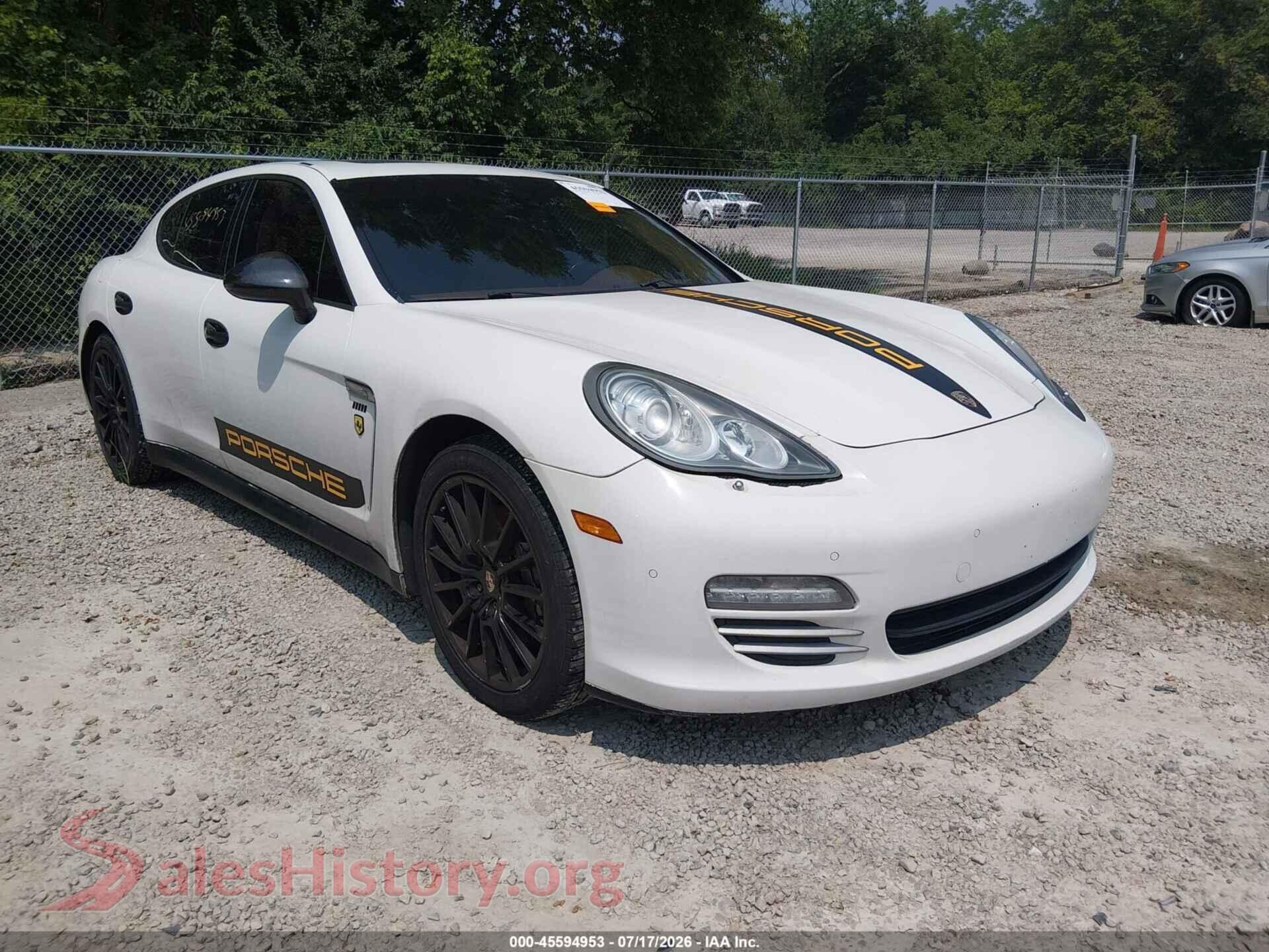 2012 PORSCHE PANAMERA — VIN WP0AB2A73CL061237