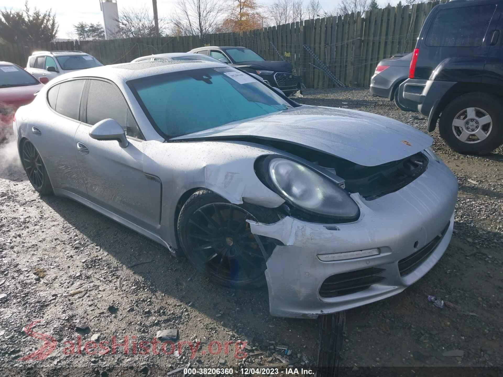 2014 PORSCHE PANAMERA — VIN WP0AB2A76EL055399