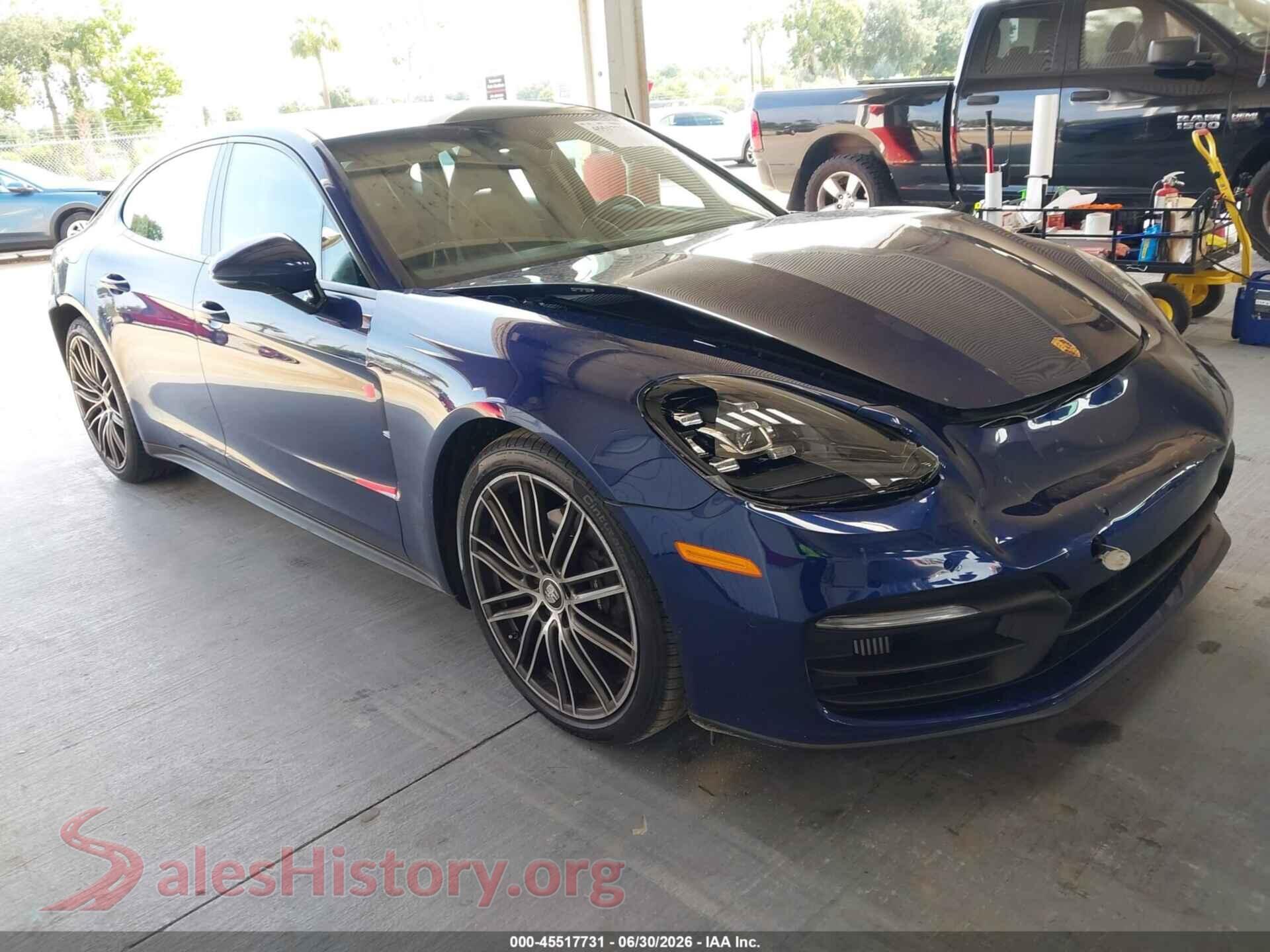 2021 PORSCHE PANAMERA — VIN WP0AJ2A75ML120521