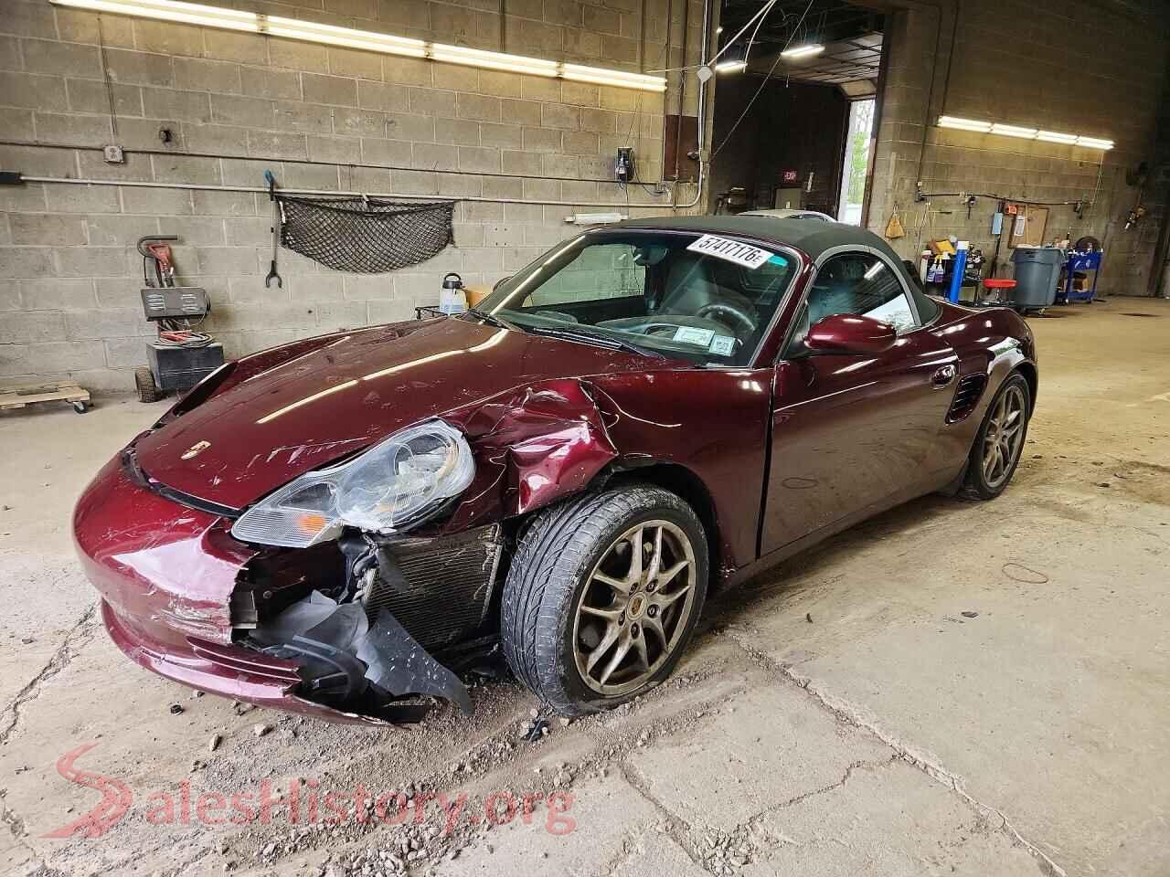 2004 PORSCHE BOXSTER — VIN WP0CA29884S620524