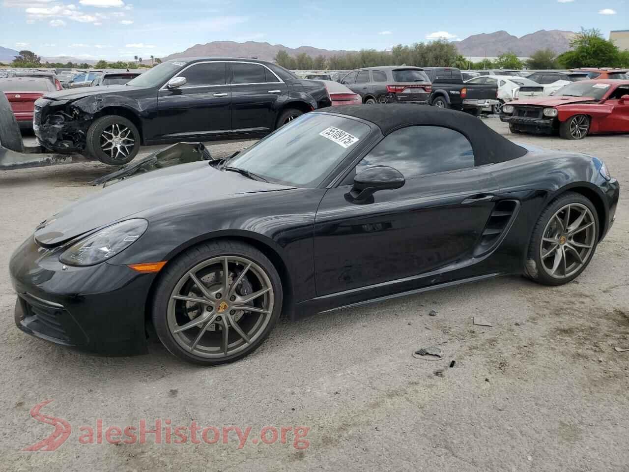 2021 PORSCHE BOXSTER — VIN WP0CA2A85MS210405