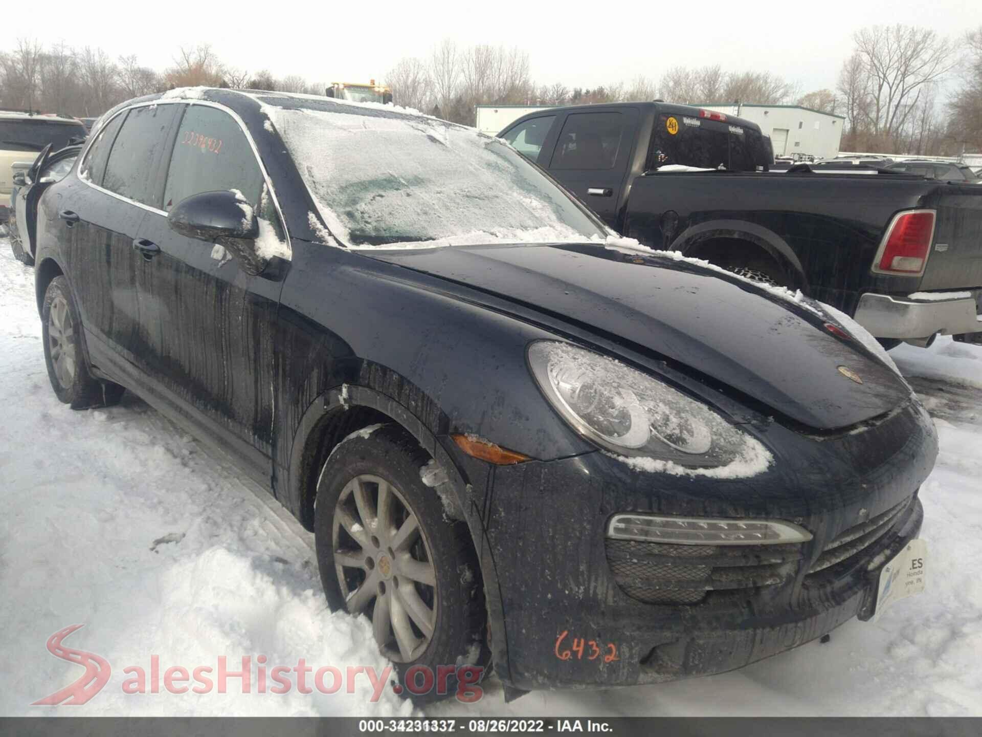 2011 PORSCHE CAYENNE — VIN WP1AA2A25BLA00153