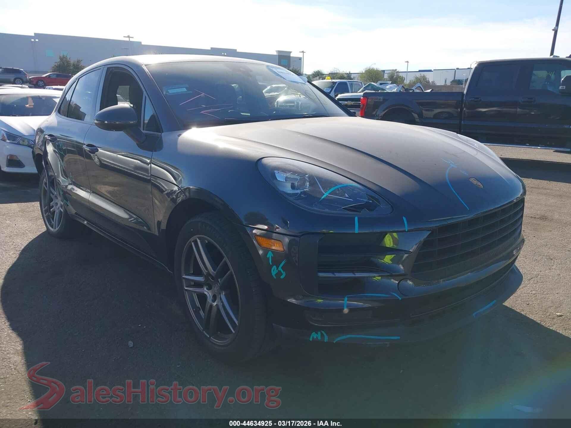 2020 PORSCHE MACAN — VIN WP1AA2A54LLB08243