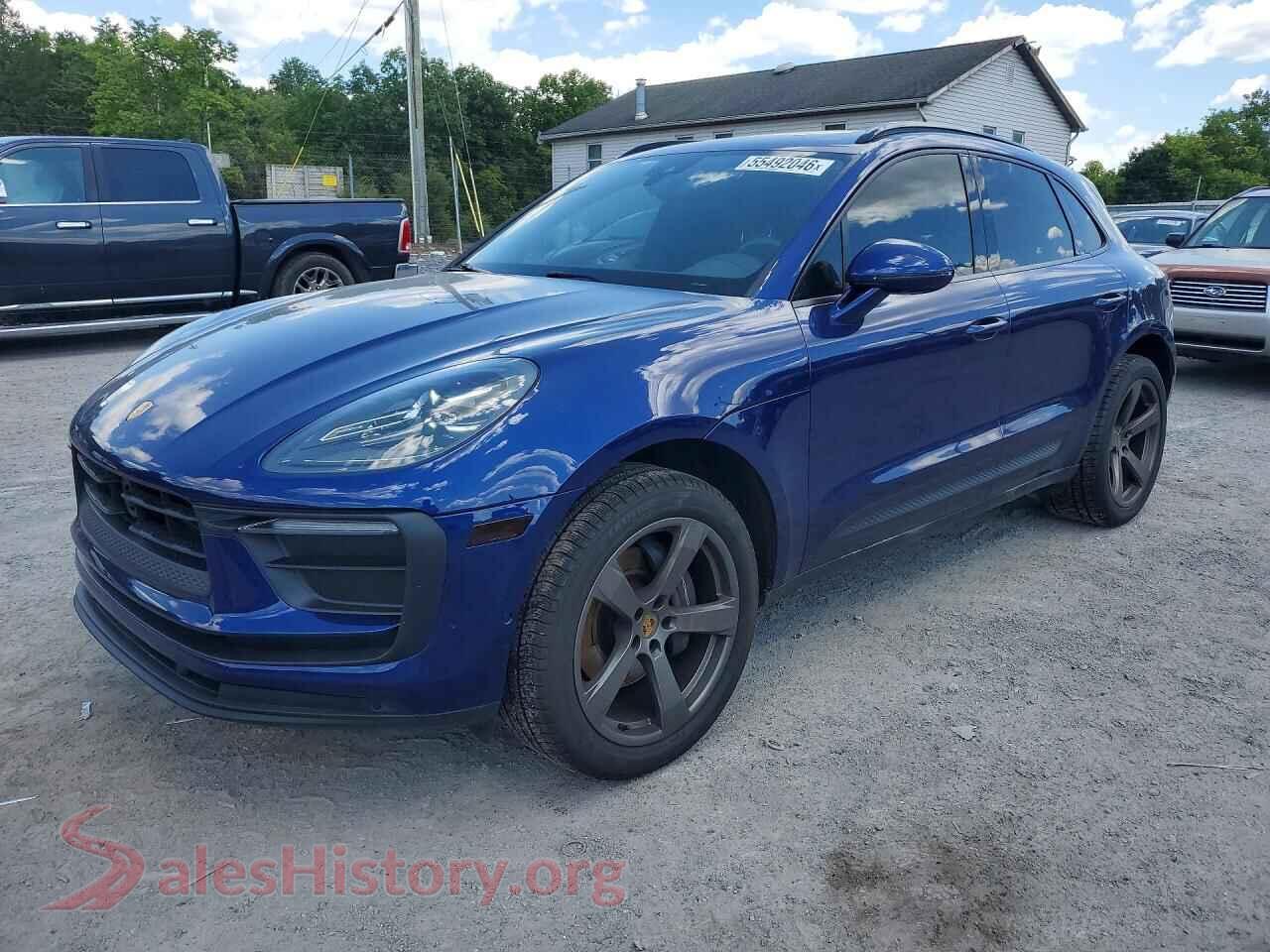 2022 PORSCHE MACAN — VIN WP1AA2A54NLB00095