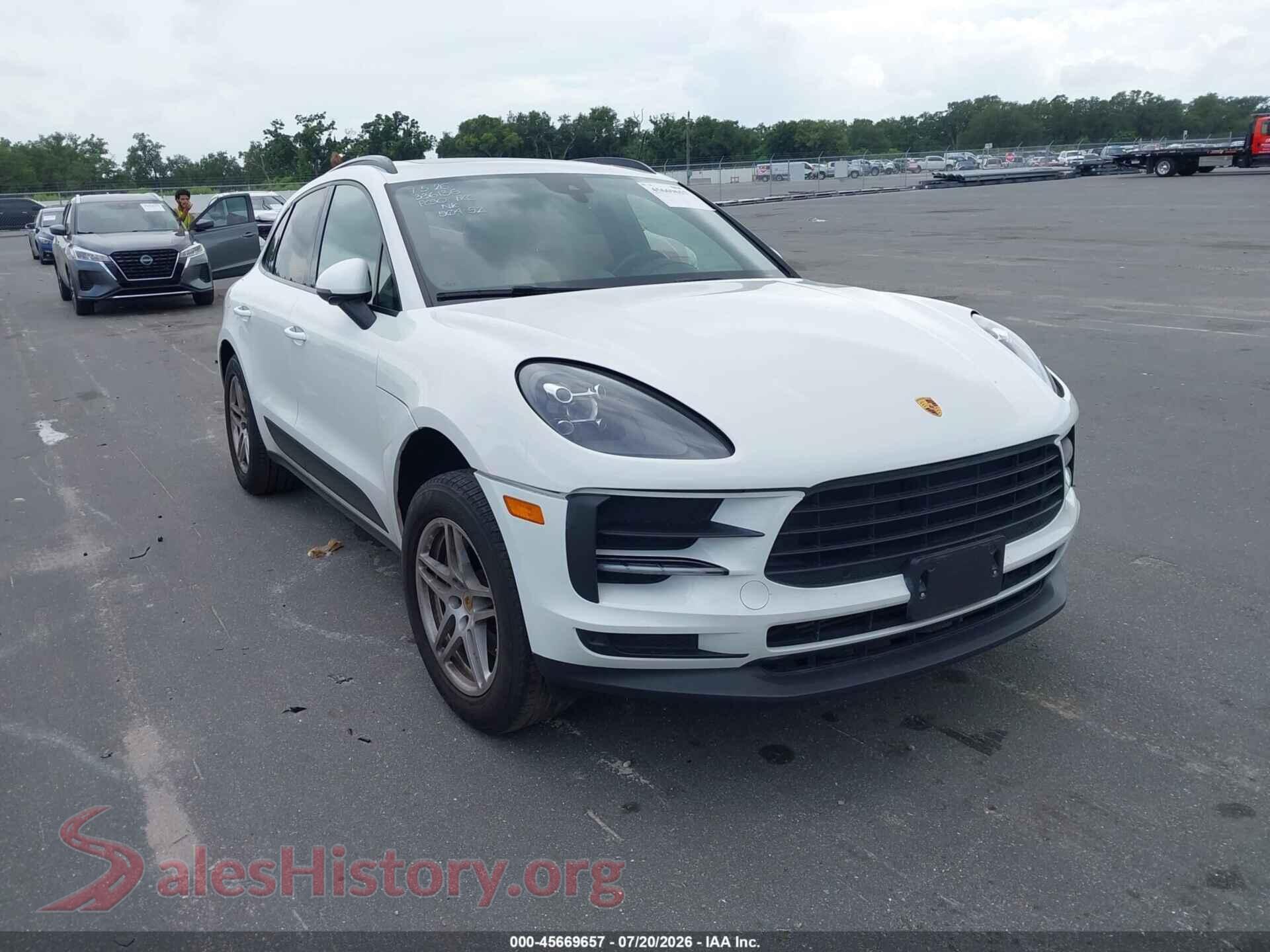 2021 PORSCHE MACAN — VIN WP1AA2A55MLB08690