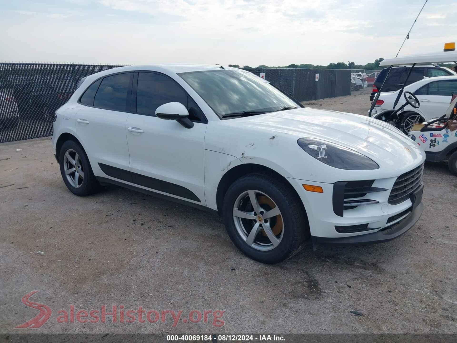 2019 PORSCHE MACAN — VIN WP1AA2A5XKLB03689