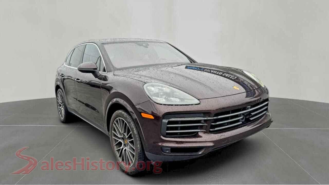 2021 PORSCHE CAYENNE — VIN WP1AA2AY2MDA03187