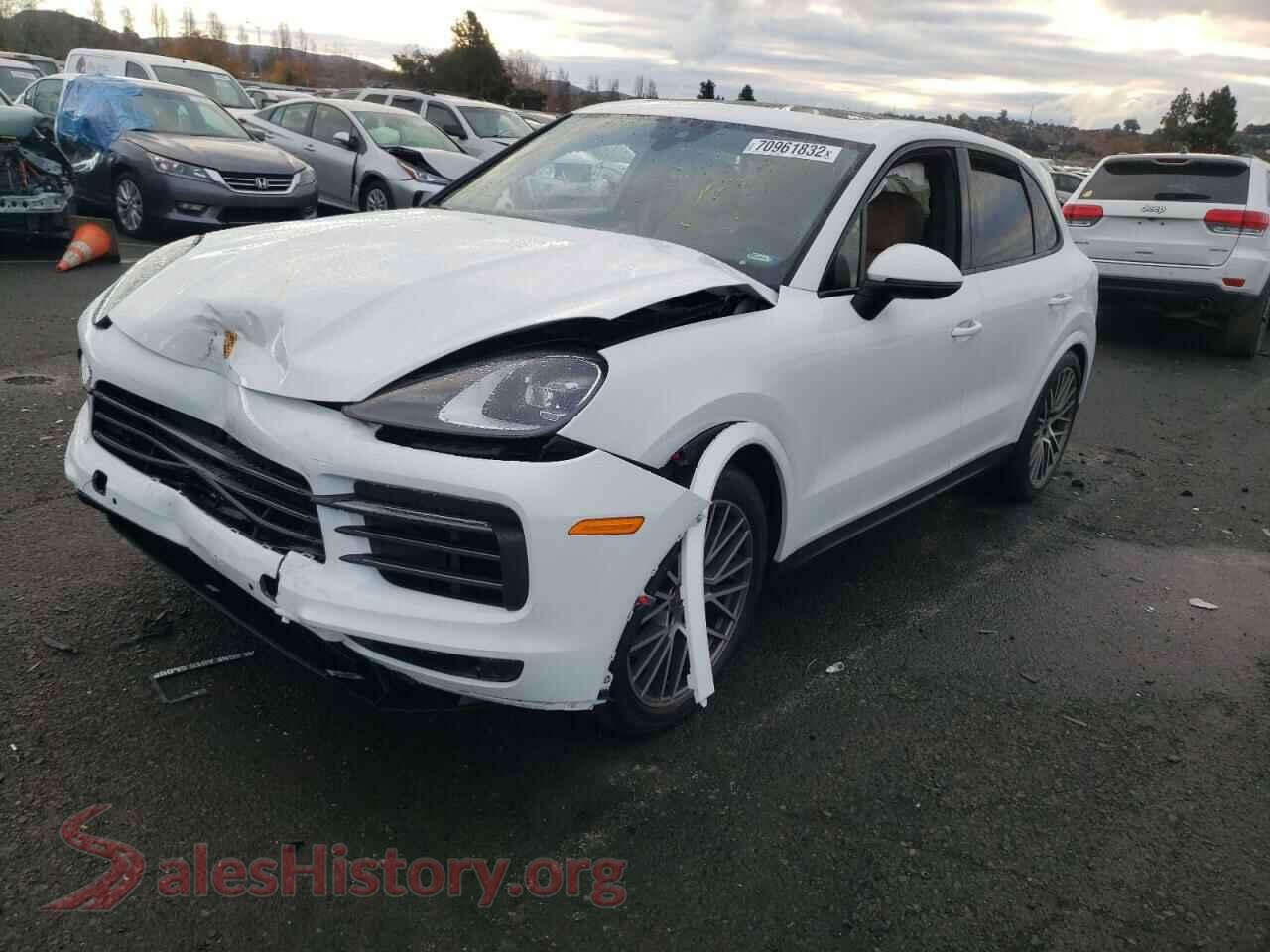 2022 PORSCHE CAYENNE — VIN WP1AA2AY4NDA06206