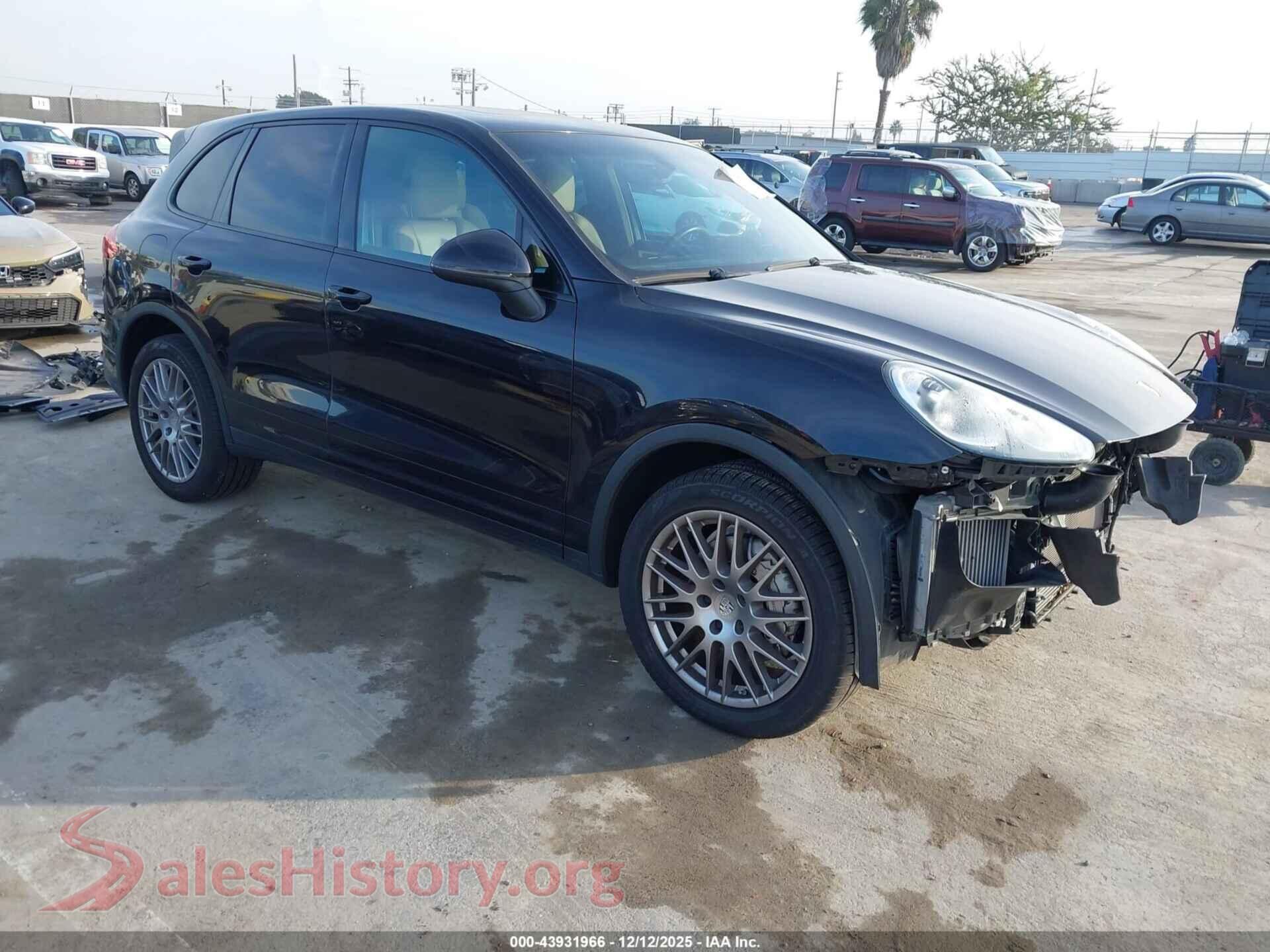 2016 PORSCHE CAYENNE — VIN WP1AB2A26GLA96217