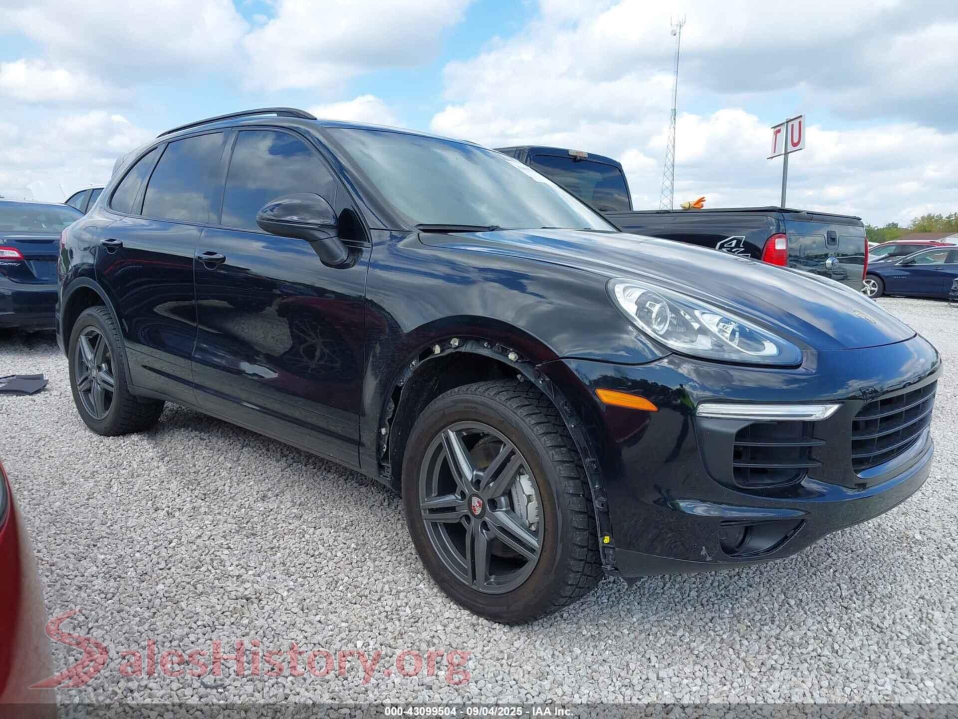 2016 PORSCHE CAYENNE — VIN WP1AB2A29GLA94977