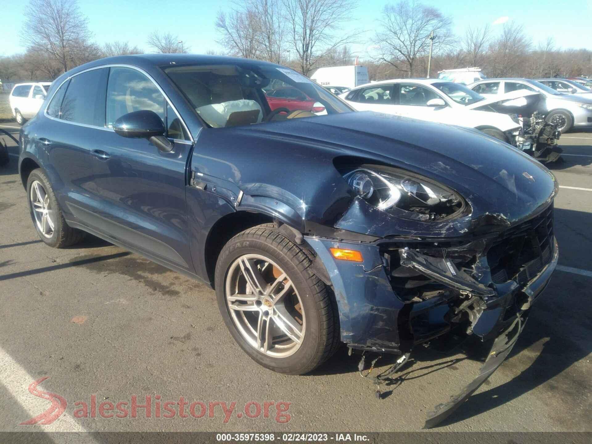 2016 PORSCHE MACAN — VIN WP1AB2A50GLB42120