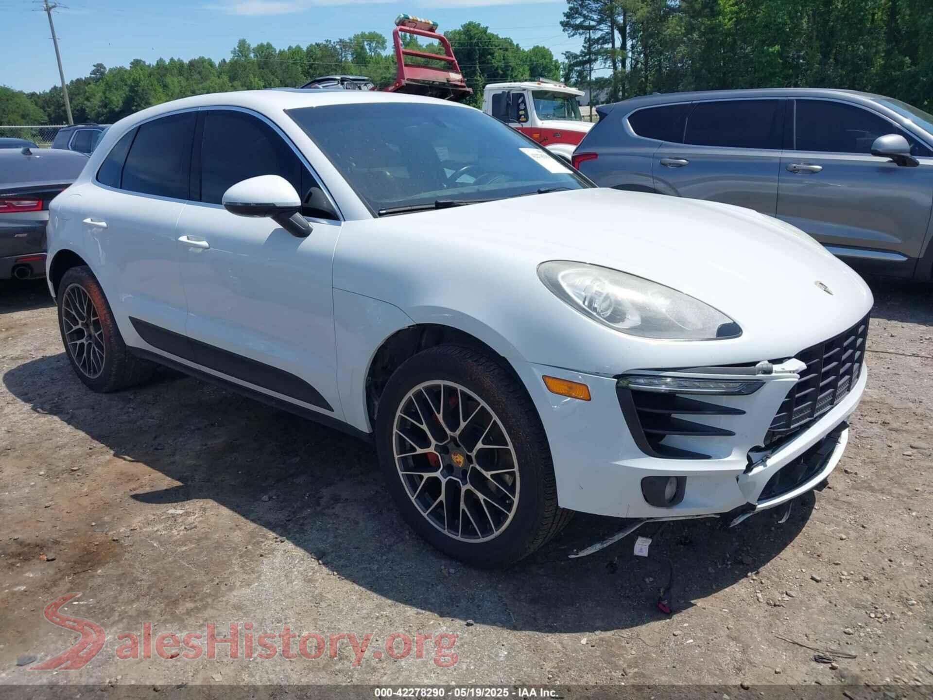 2016 PORSCHE MACAN — VIN WP1AB2A58GLB51308