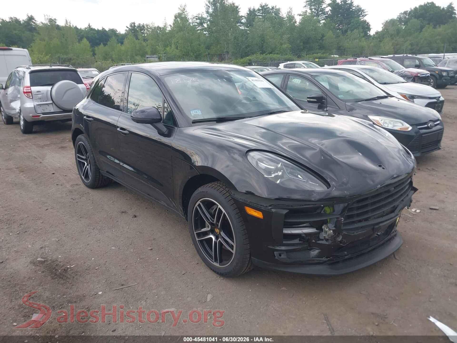 2021 PORSCHE MACAN — VIN WP1AB2A59MLB35422