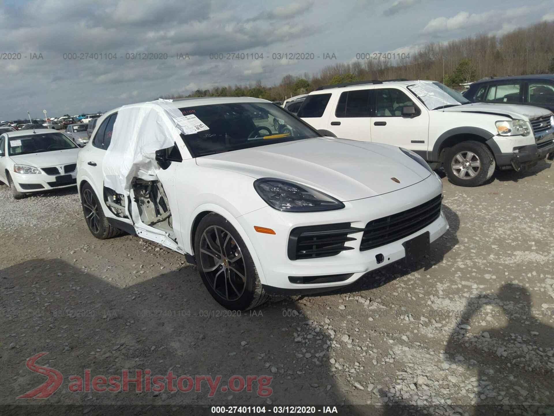 2019 PORSCHE CAYENNE — VIN WP1AB2AY2KDA64212