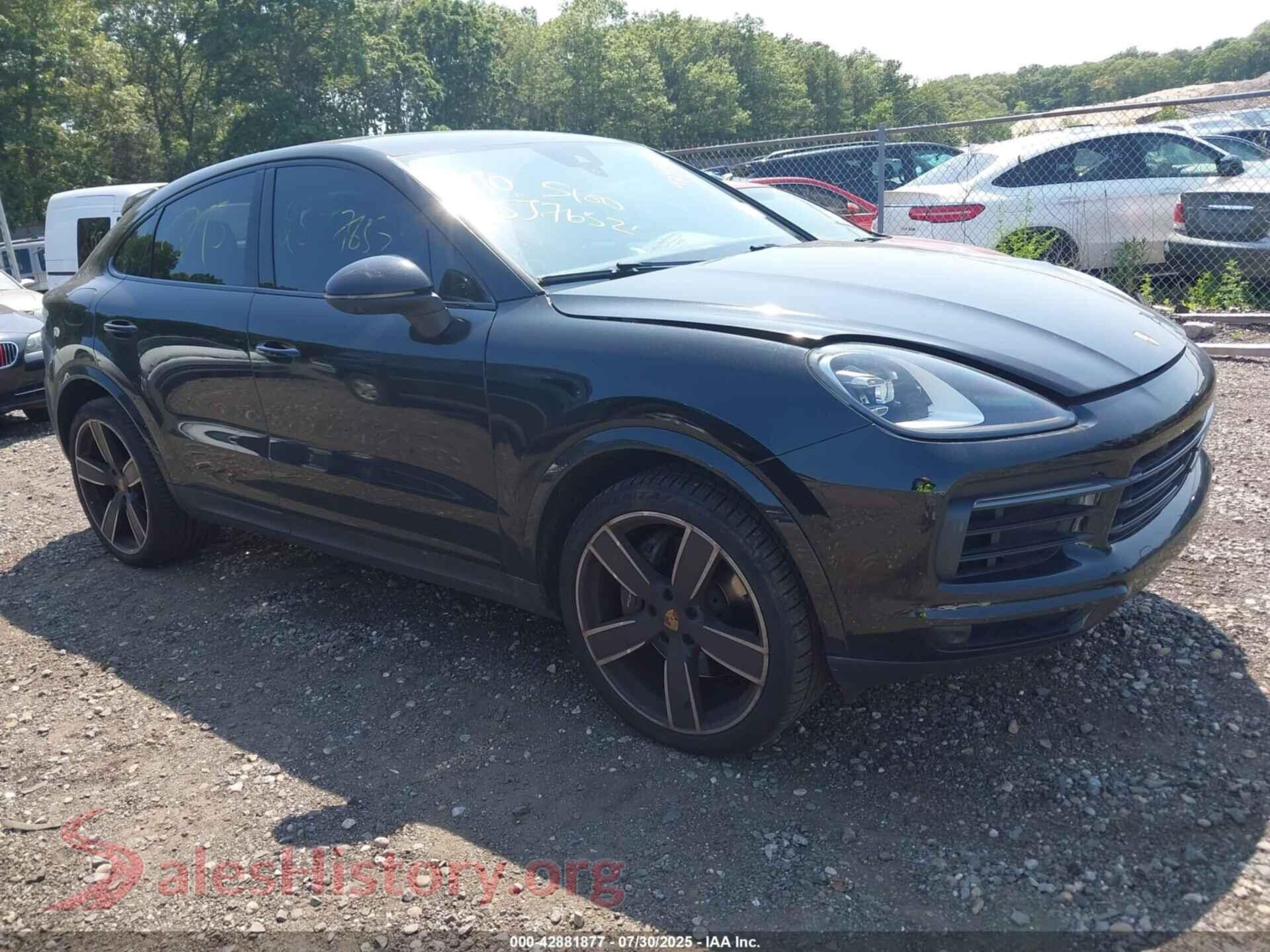 2021 PORSCHE CAYENNE COUPE — VIN WP1BA2AY0MDA43790