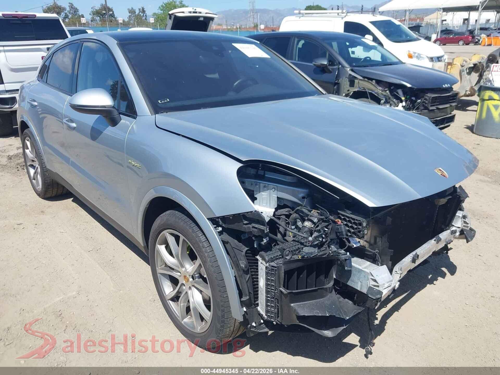 2022 PORSCHE CAYENNE E-HYBRID COUPE — VIN WP1BE2AY8NDA51058