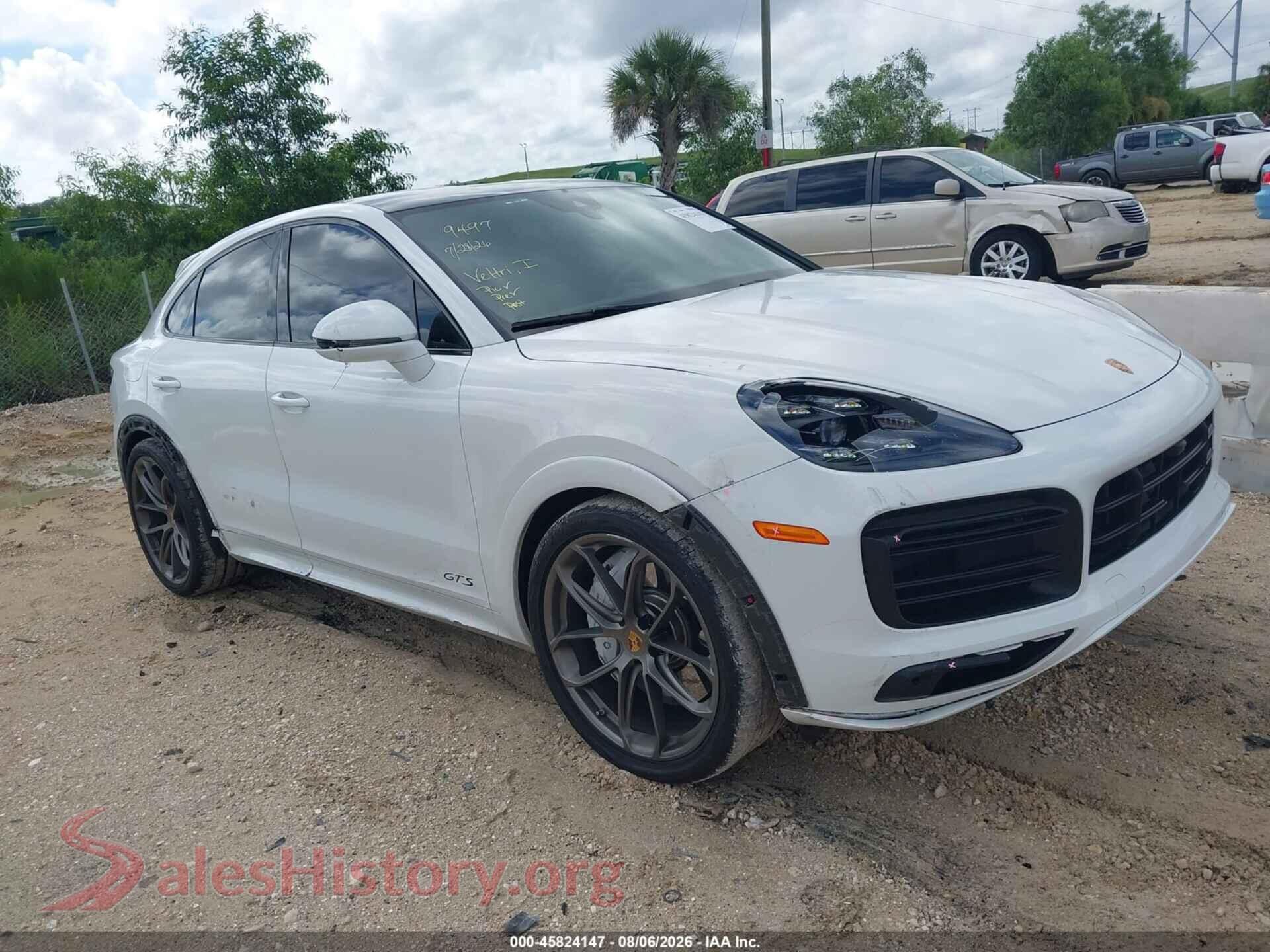 2021 PORSCHE CAYENNE COUPE — VIN WP1BG2AY3MDA49596
