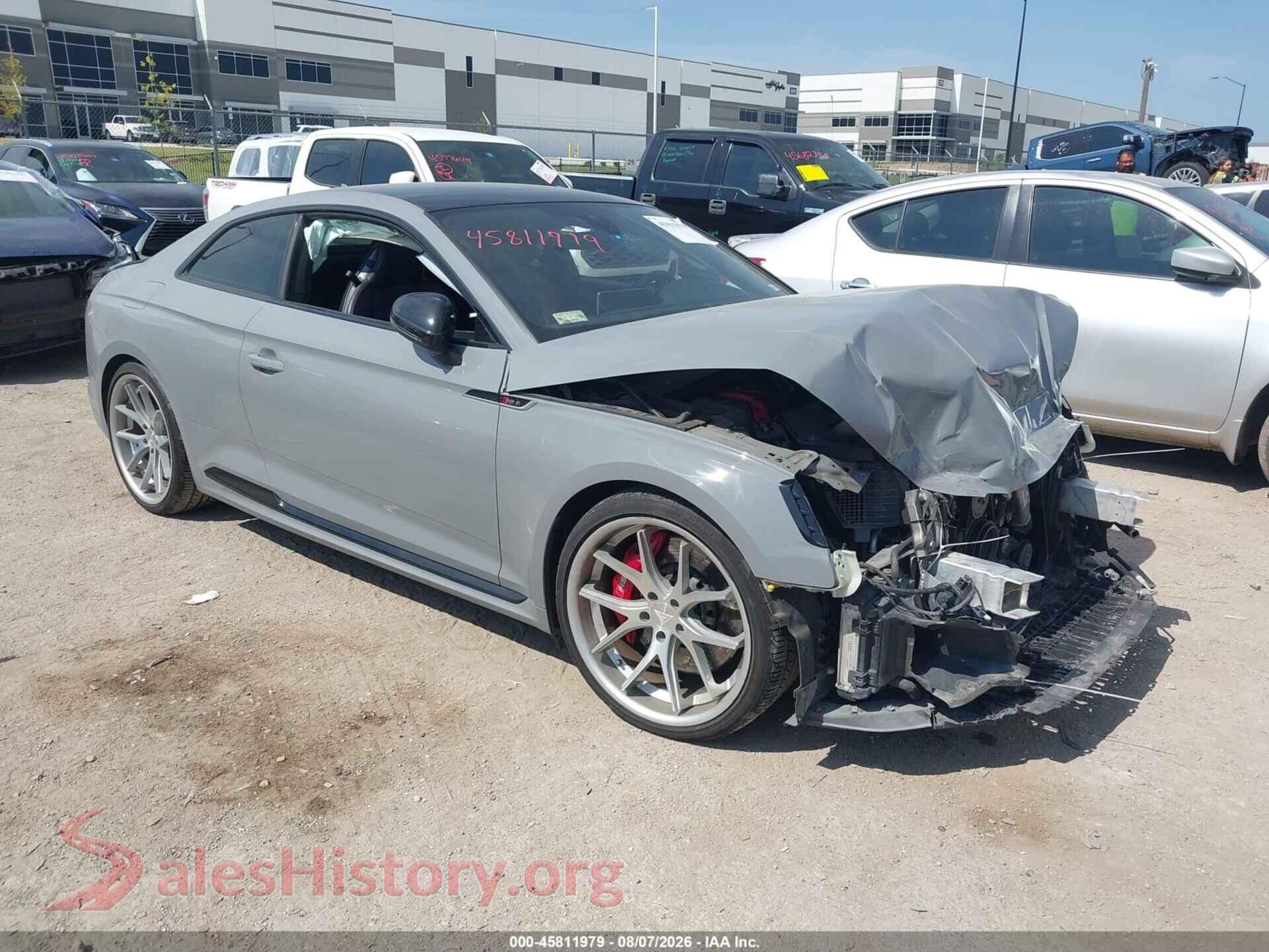 2019 AUDI RS 5 — VIN WUAPWAF58KA907925